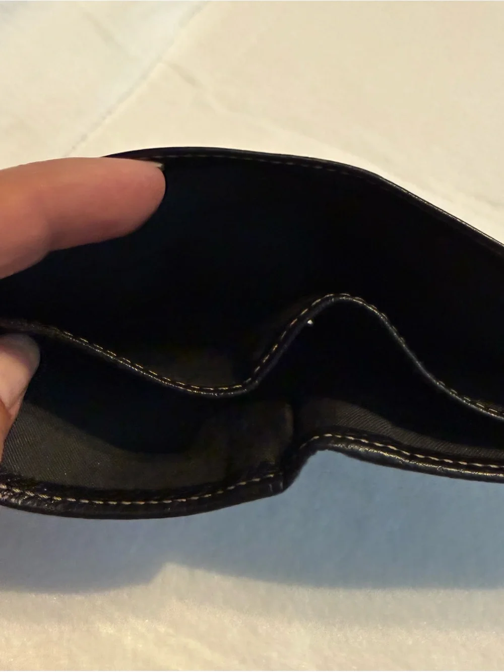 Pierotucci Black Genuine Leather Bifold Wallet Made in Italy Men’s